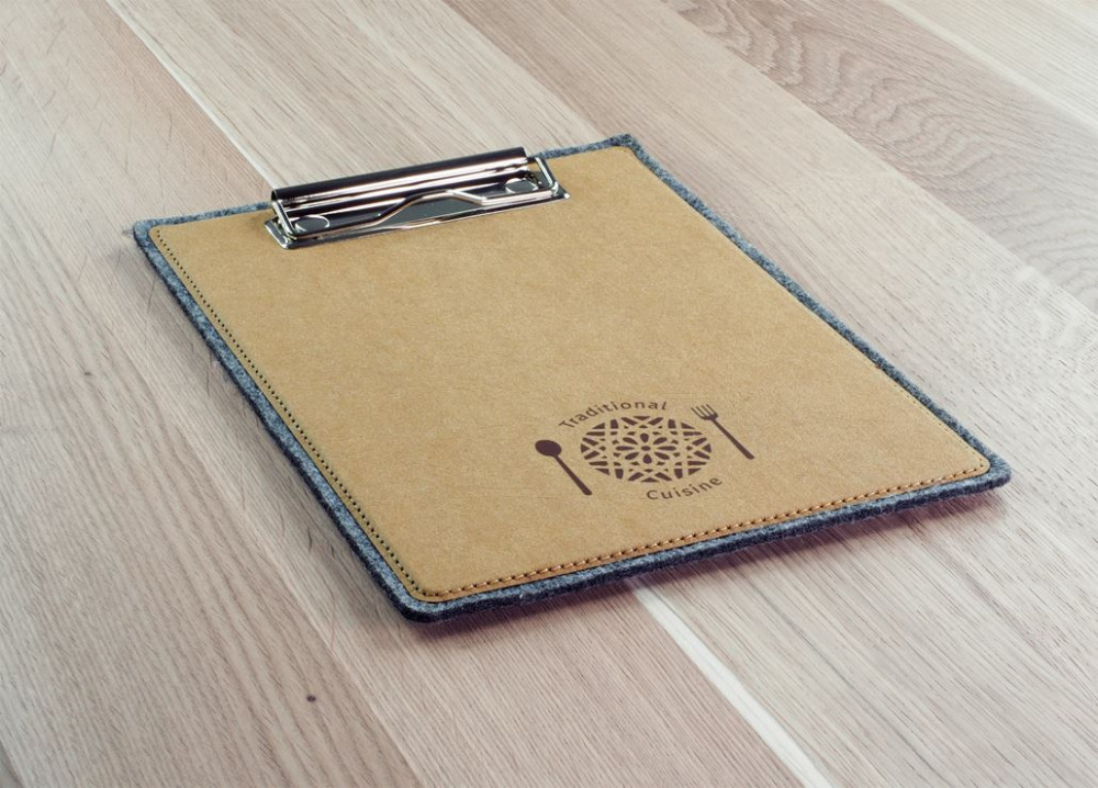 Logo trade corporate gifts image of: Clipboard menu 1185140