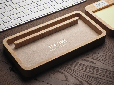 Logo trade corporate gifts picture of: Wooden desk organiser 1850292