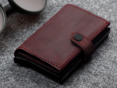 Logo trade promotional gift photo of: RFID wallet - Hunter Leather 2109284