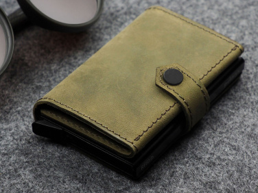 Logo trade promotional gifts picture of: RFID wallet - Hunter Leather 2109284