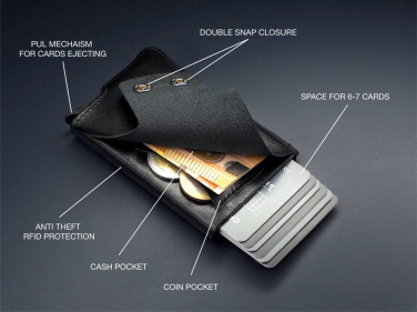 Logo trade business gift photo of: RFID wallet 545131