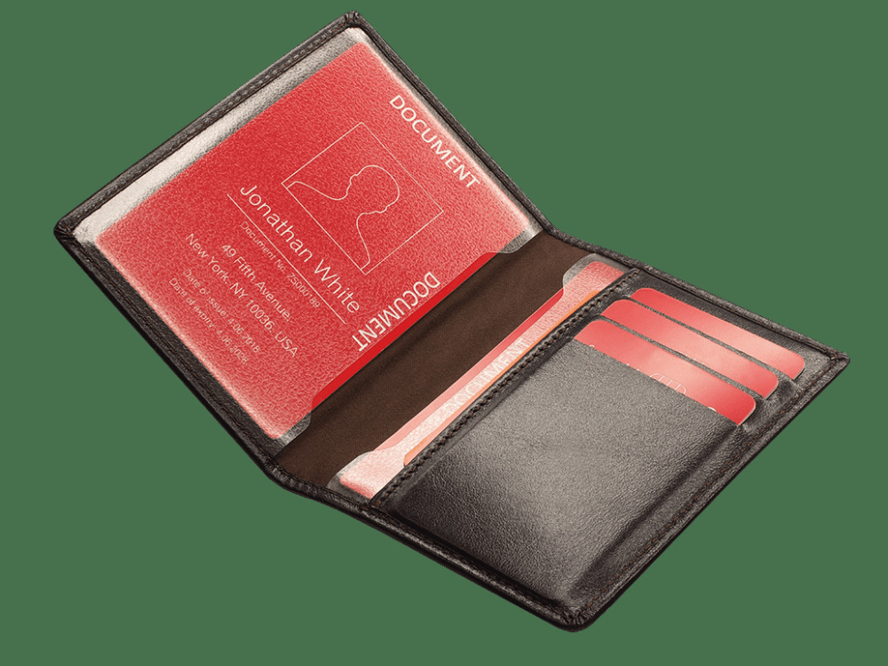 Logo trade business gifts image of: Document wallet 889067