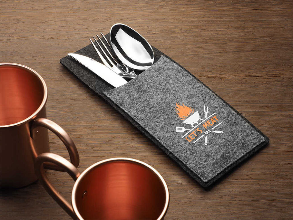 Logo trade business gifts image of: Cutlery case 1645246