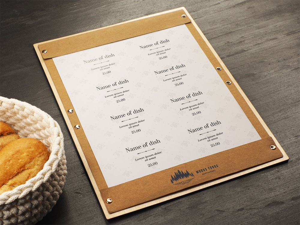 Logotrade corporate gift picture of: Menu pad 1668121