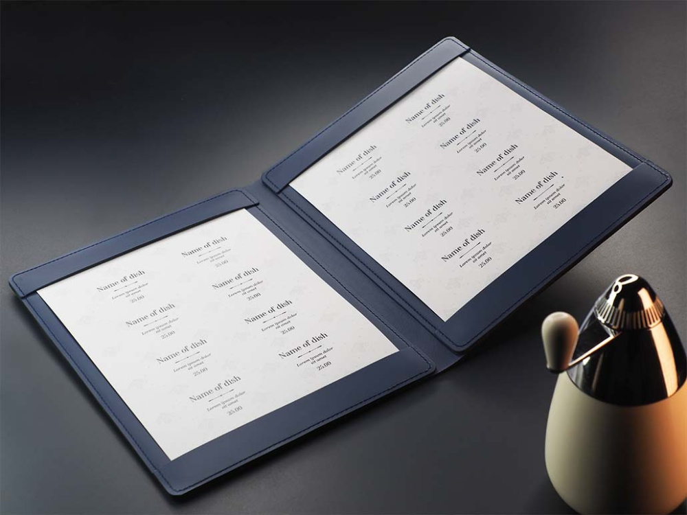 Logo trade promotional gifts picture of: Menu cover Fine Dining 1061243