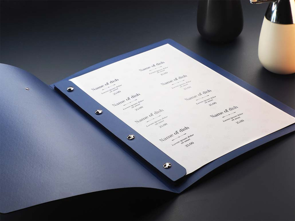 Logo trade promotional product photo of: Menu cover 1619243