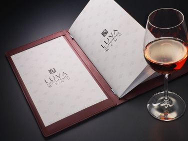 Logo trade corporate gifts image of: Menu cover Fine Dining Pro 1633094