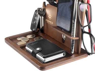 Logo trade promotional merchandise picture of: Wooden organiser 2016121