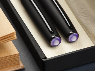 Logotrade promotional giveaway image of: Amethyst Pen set  1288036