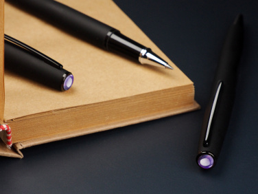 Logotrade promotional gift image of: Amethyst Pen set  1288036