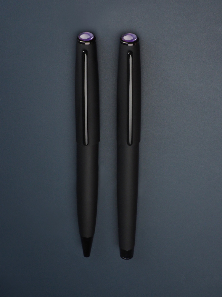 Logo trade corporate gift photo of: Amethyst Pen set  1288036