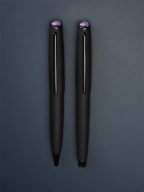 Logo trade corporate gifts picture of: Amethyst Pen set  1288036