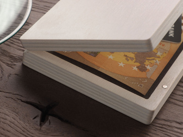 Logotrade corporate gift picture of: Wooden bill box 1816121