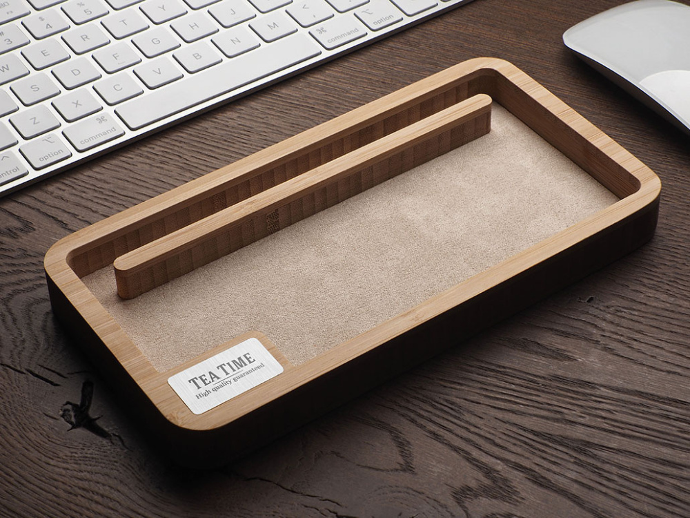 Logotrade promotional merchandise picture of: Wooden desk organiser 1818292