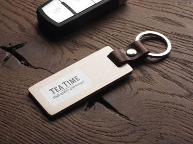 Logotrade promotional items photo of: Wooden keyring 1853121