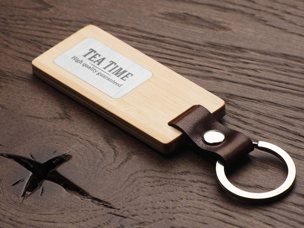 Logotrade promotional gift image of: Wooden keyring 1853292