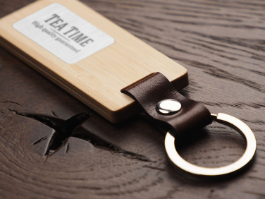 Logotrade promotional merchandise photo of: Wooden keyring 1853292