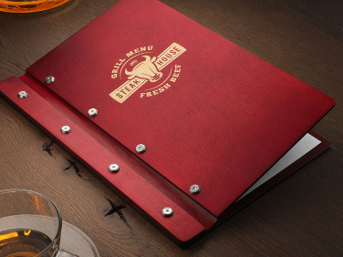 Logo trade promotional gifts image of: Menu cover 1860121