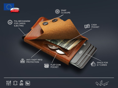 Logo trade promotional merchandise picture of: RFID wallet 545141