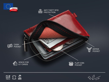 Logo trade advertising products picture of: Wallet 1935141