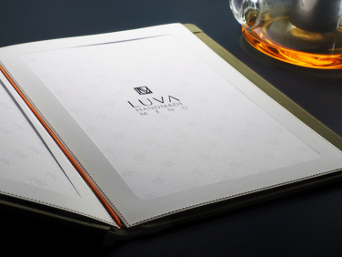 Logo trade promotional merchandise image of: Menu cover Fine Dining Pro 2013324