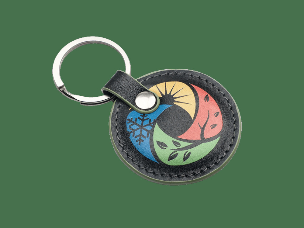 Logo trade promotional items image of: Keyring 2086131