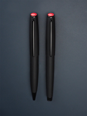 Logo trade promotional merchandise image of: Coral stone Pen set 1285036