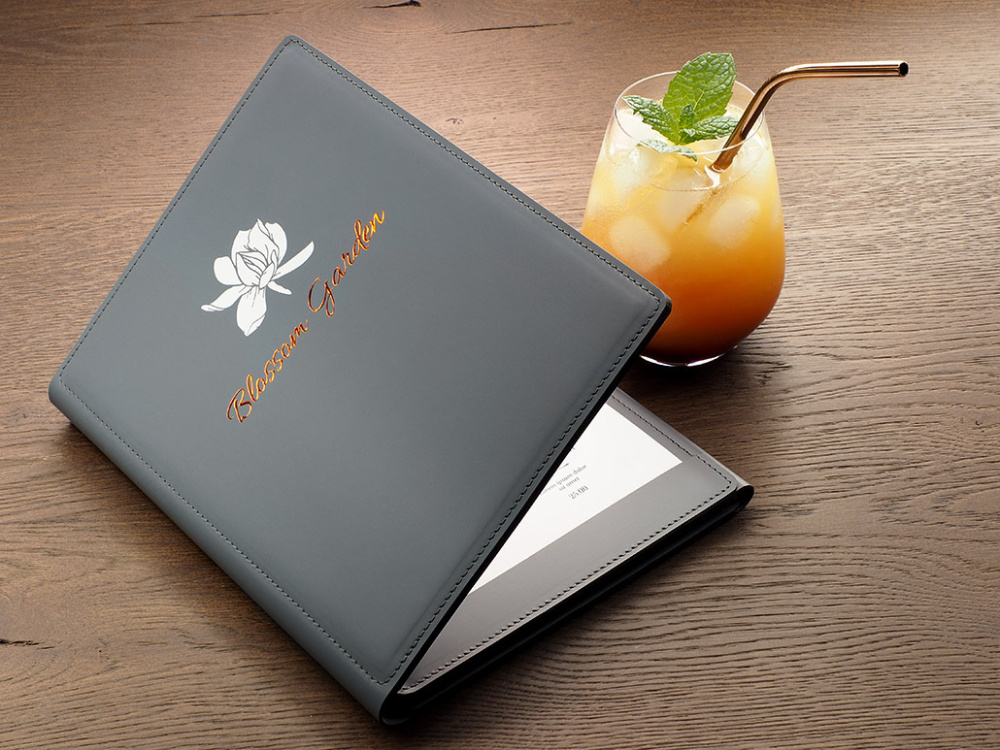 Logo trade corporate gifts image of: Menu 1112094