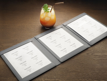 Logo trade promotional merchandise image of: Menu 1112094