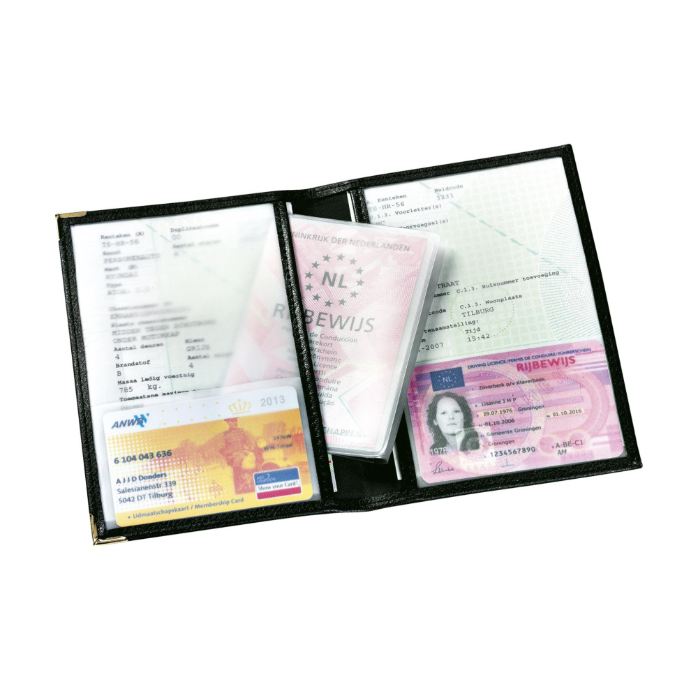 Logo trade promotional giveaways picture of: Car document wallet