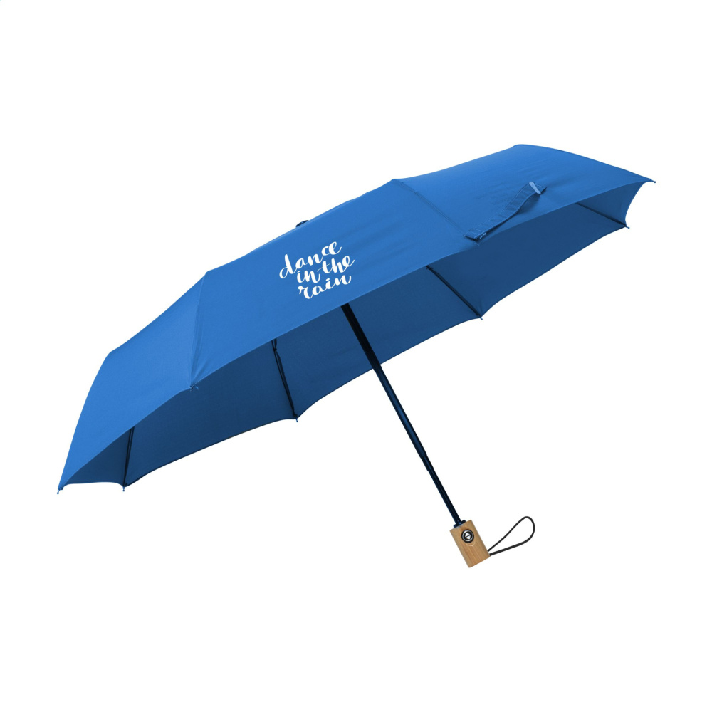 Logotrade business gift image of: Michigan foldable RCS RPET umbrella 21 inch