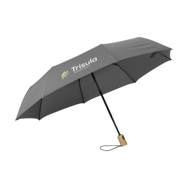 Logo trade promotional merchandise photo of: Michigan foldable RCS RPET umbrella 21 inch