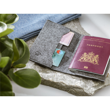 Logotrade corporate gift picture of: Identify GRS RPET Felt passport holder