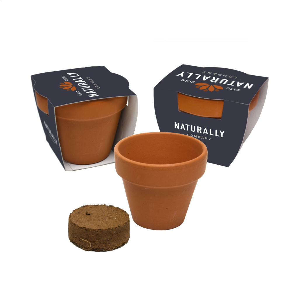 Logotrade promotional product picture of: Flowermix Terracotta flower seeds