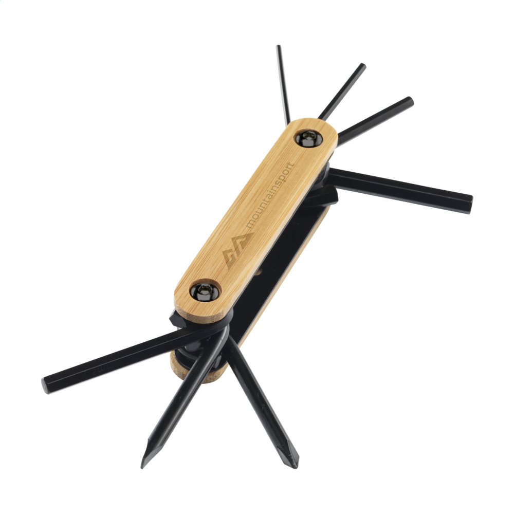 Logotrade promotional giveaway picture of: Bamboo Black Tool multi tool