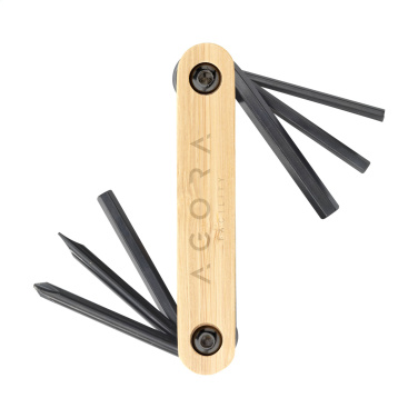 Logo trade promotional product photo of: Bamboo Black Tool multi tool