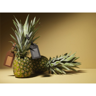 Logotrade advertising product image of: Vegan Pineapple Leather Luggage Tag