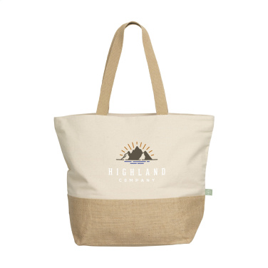 Logo trade corporate gifts picture of: Cancun Beachbag Organic Cotton (320 g/m²)