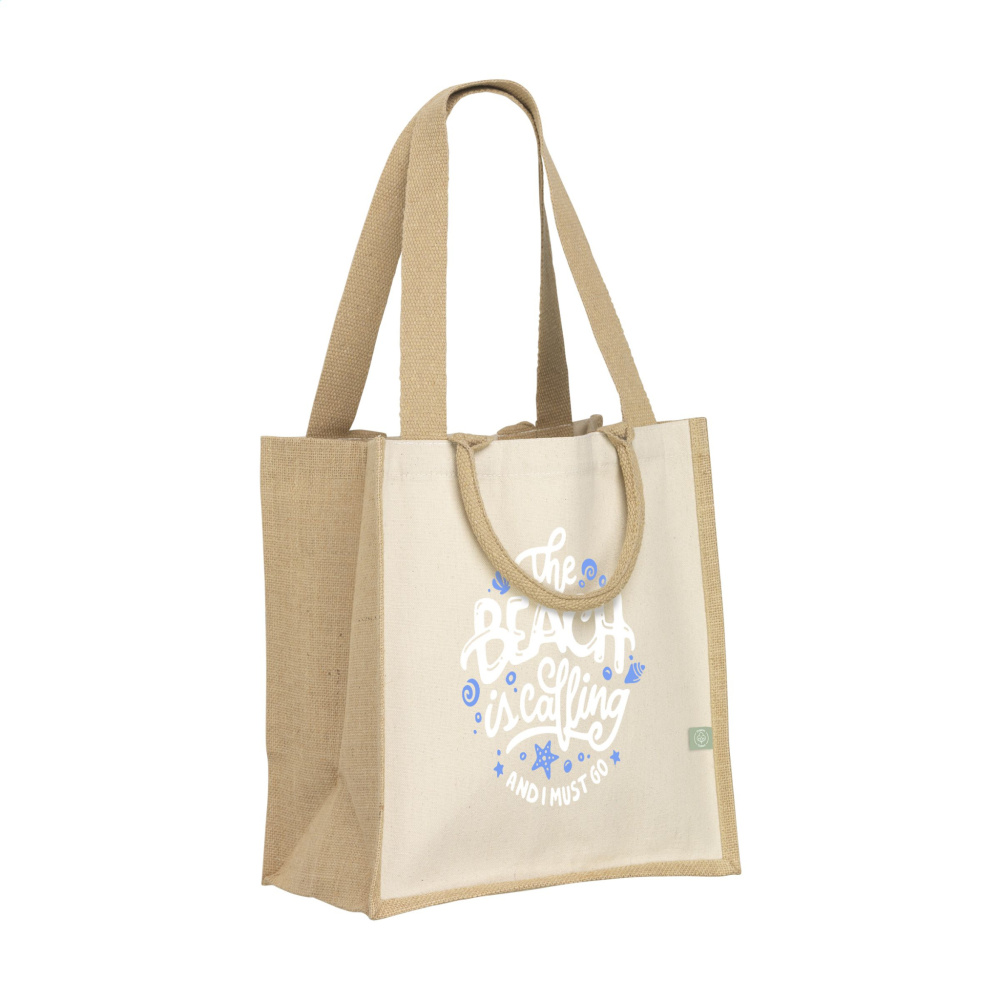 Logo trade promotional products image of: Yucatan Shopper Organic Cotton (320 g/m²)