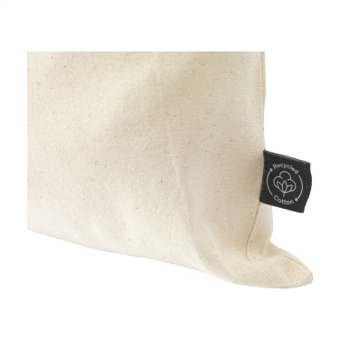 Logotrade advertising products photo of: Gift Pouch Natural GRS Recycled Cotton (150 g/m²) L