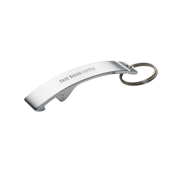 Logotrade corporate gift image of: Alu Opener keyring