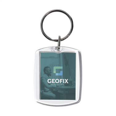 Logo trade promotional products image of: Club keyring