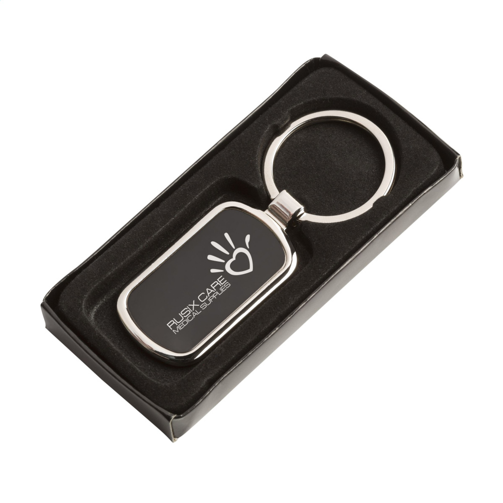 Logotrade promotional giveaway picture of: KeyTag Rectangular keyring