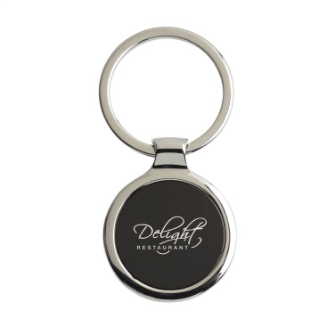 Logo trade promotional giveaways image of: KeyTag Circle keyring