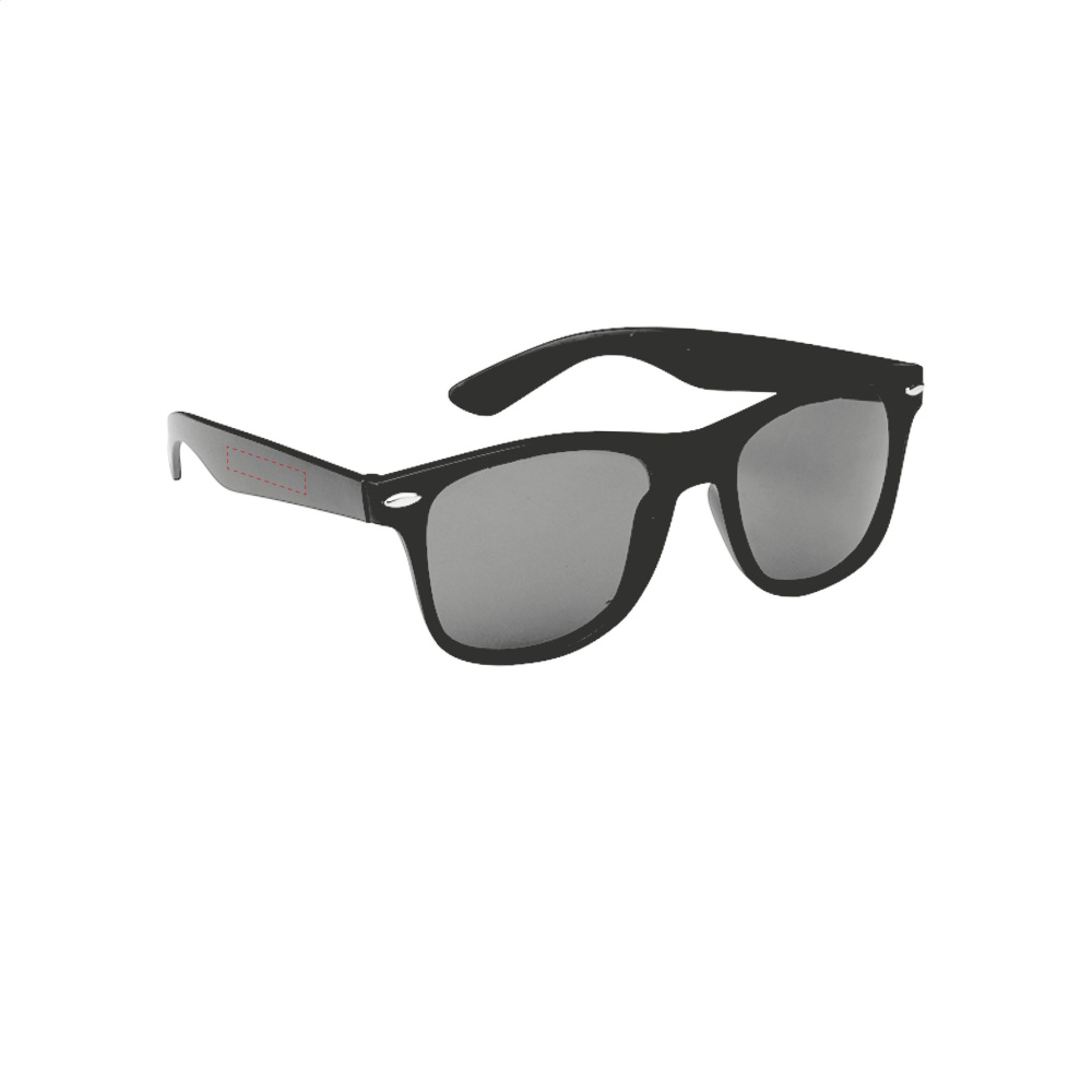 Logo trade promotional product photo of: Malibu Matt Black sunglasses