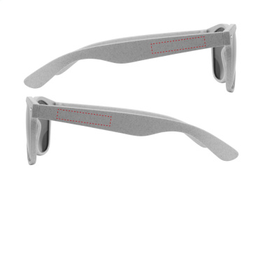 Logo trade promotional products image of: Malibu Eco Wheatstraw sunglasses