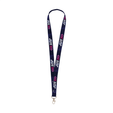 Logo trade promotional gifts image of: Lanyard Sublimation RPET 2 cm keycord