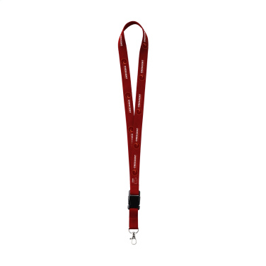 Logo trade business gift photo of: Lanyard Sublimation Buckle RPET 2 cm keycord