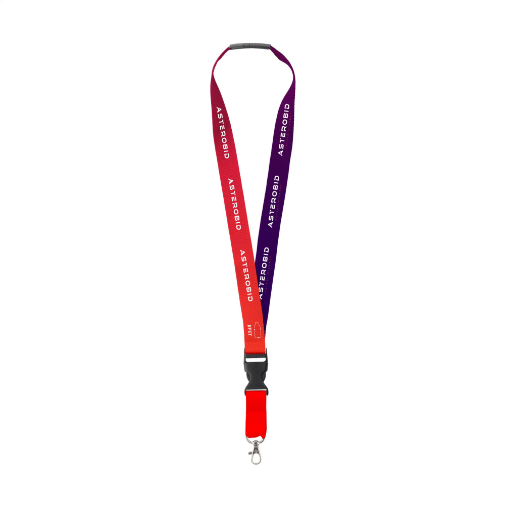 Logo trade promotional gifts picture of: Lanyard Promo Complete Sublimation RPET 2 cm keycord