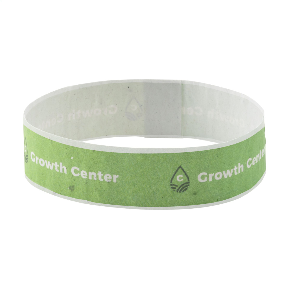 Logo trade business gift photo of: Seed Paper Festival Wristband